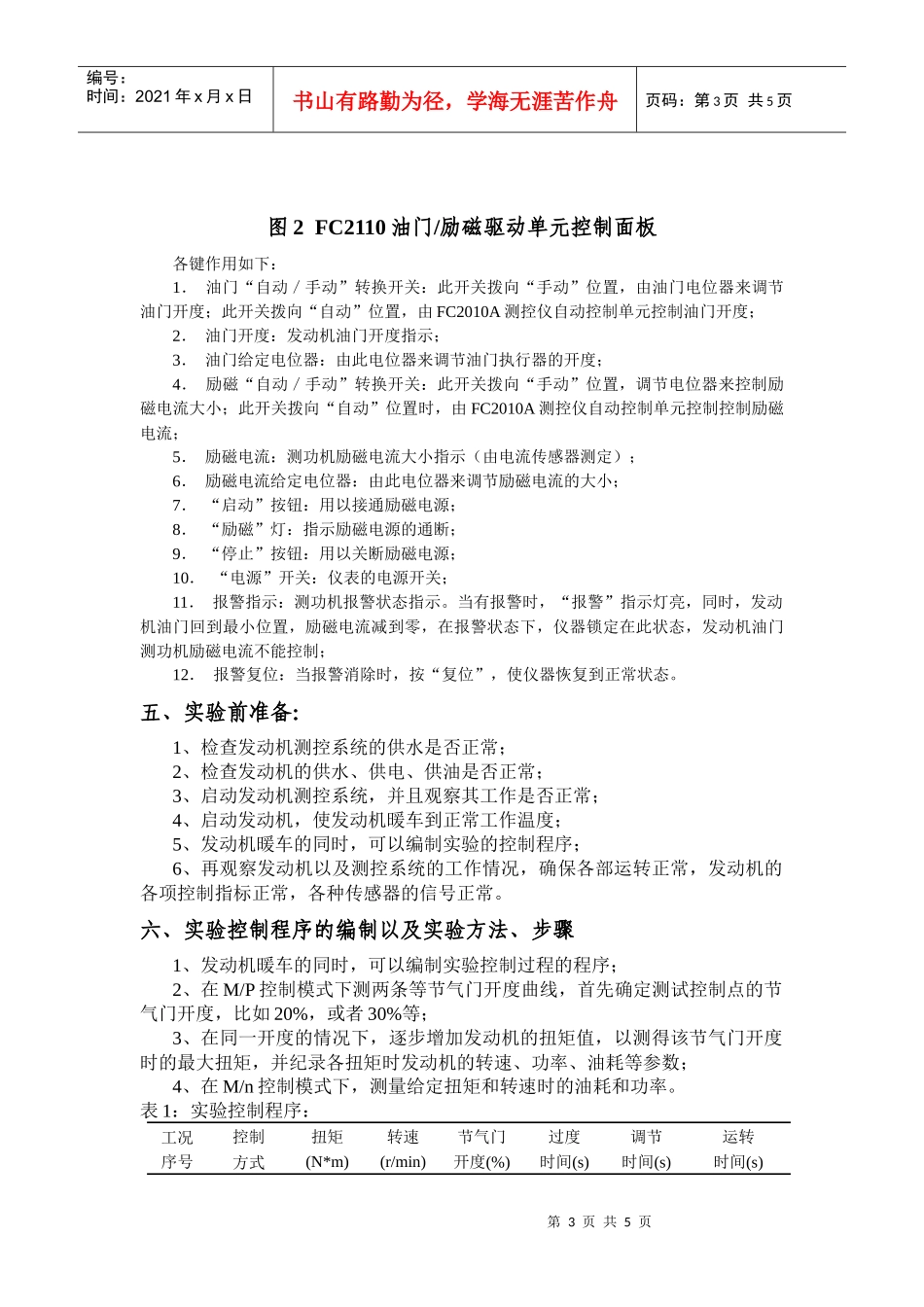 汽车发动机性能检测_第3页