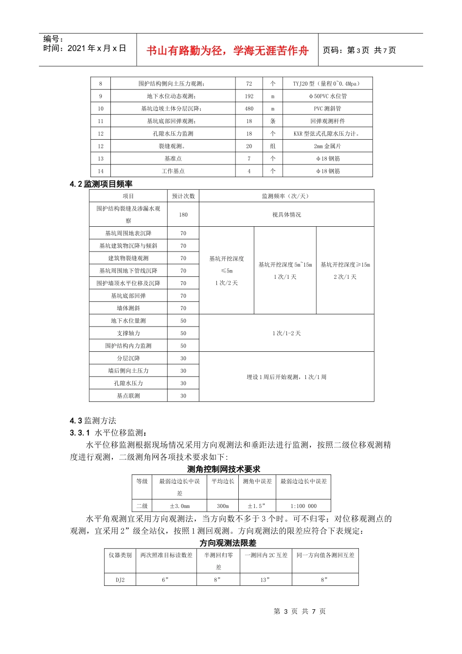 浅谈城市地铁监控测量施工_第3页