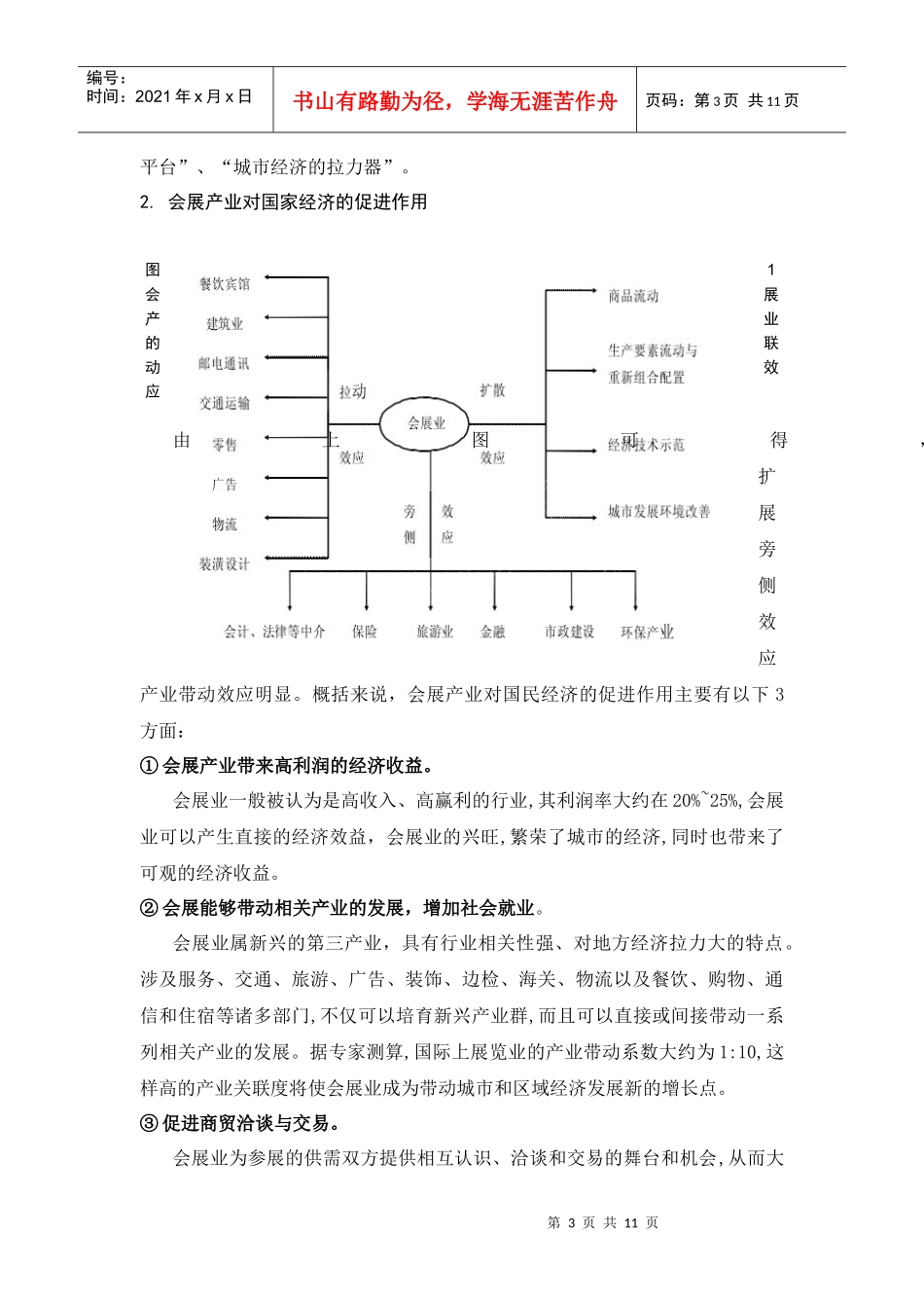 浅析我国会展产业的发展_第3页