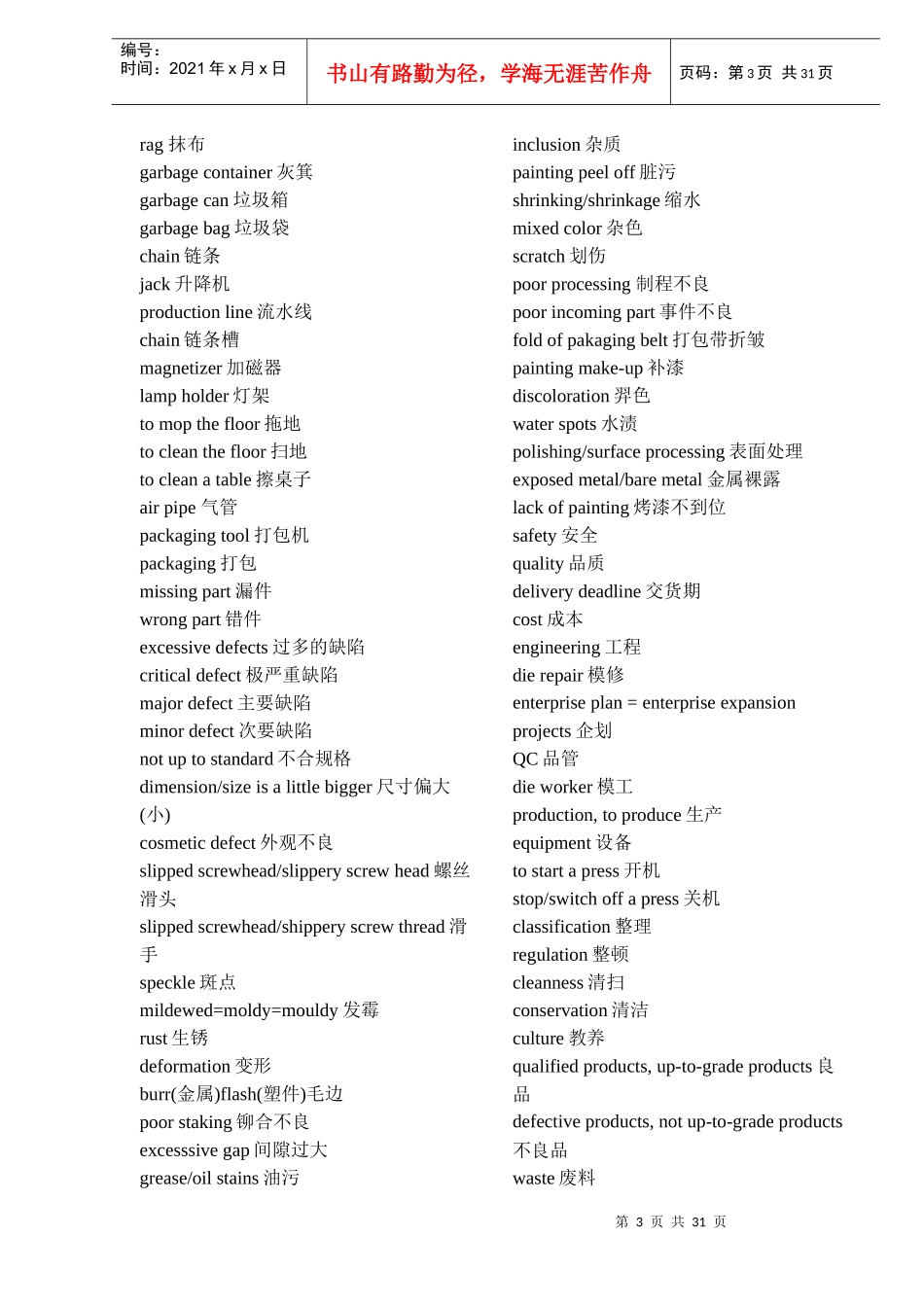 汽车专业词汇(1)_第3页