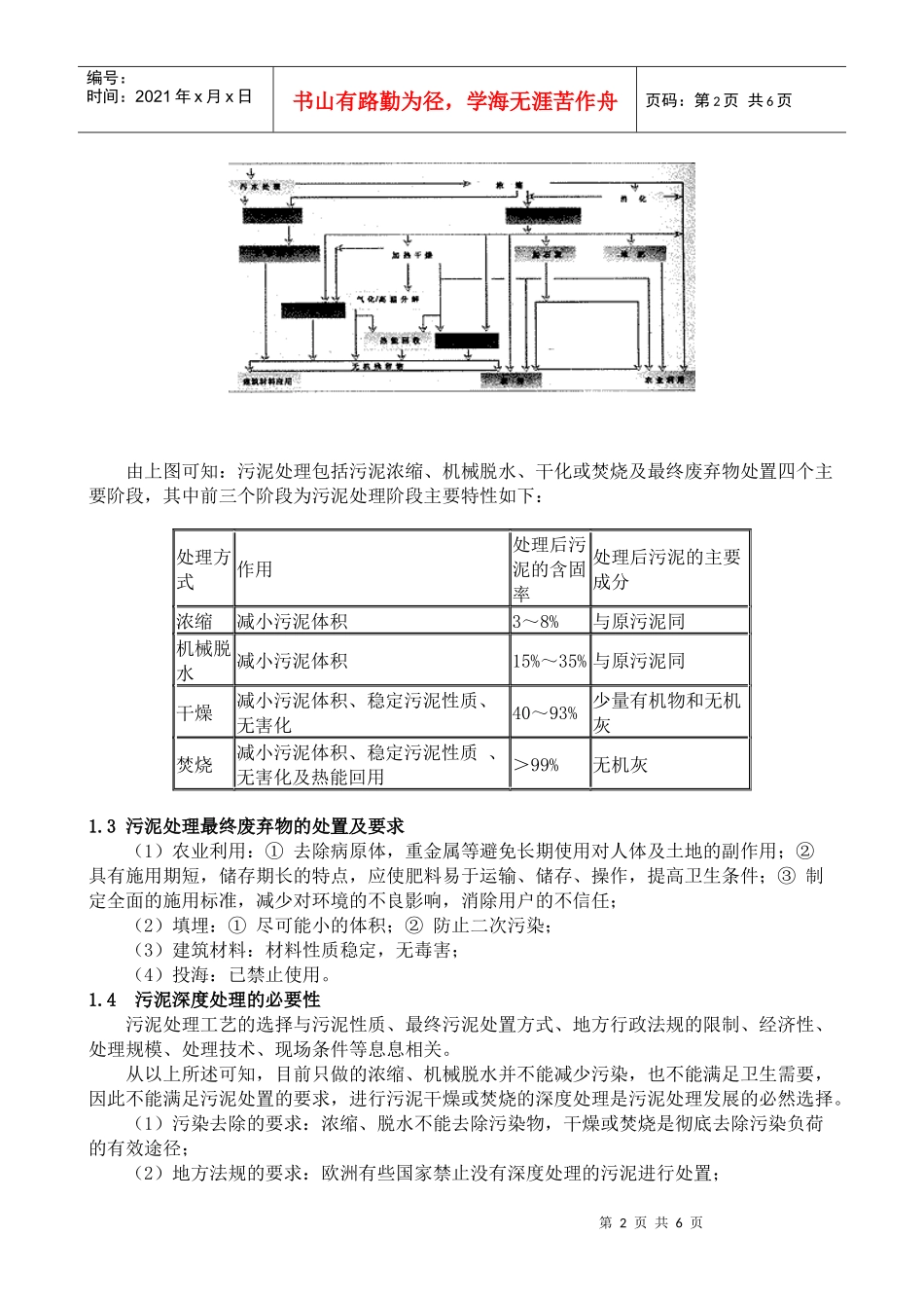 污泥的深度处理概述_第2页