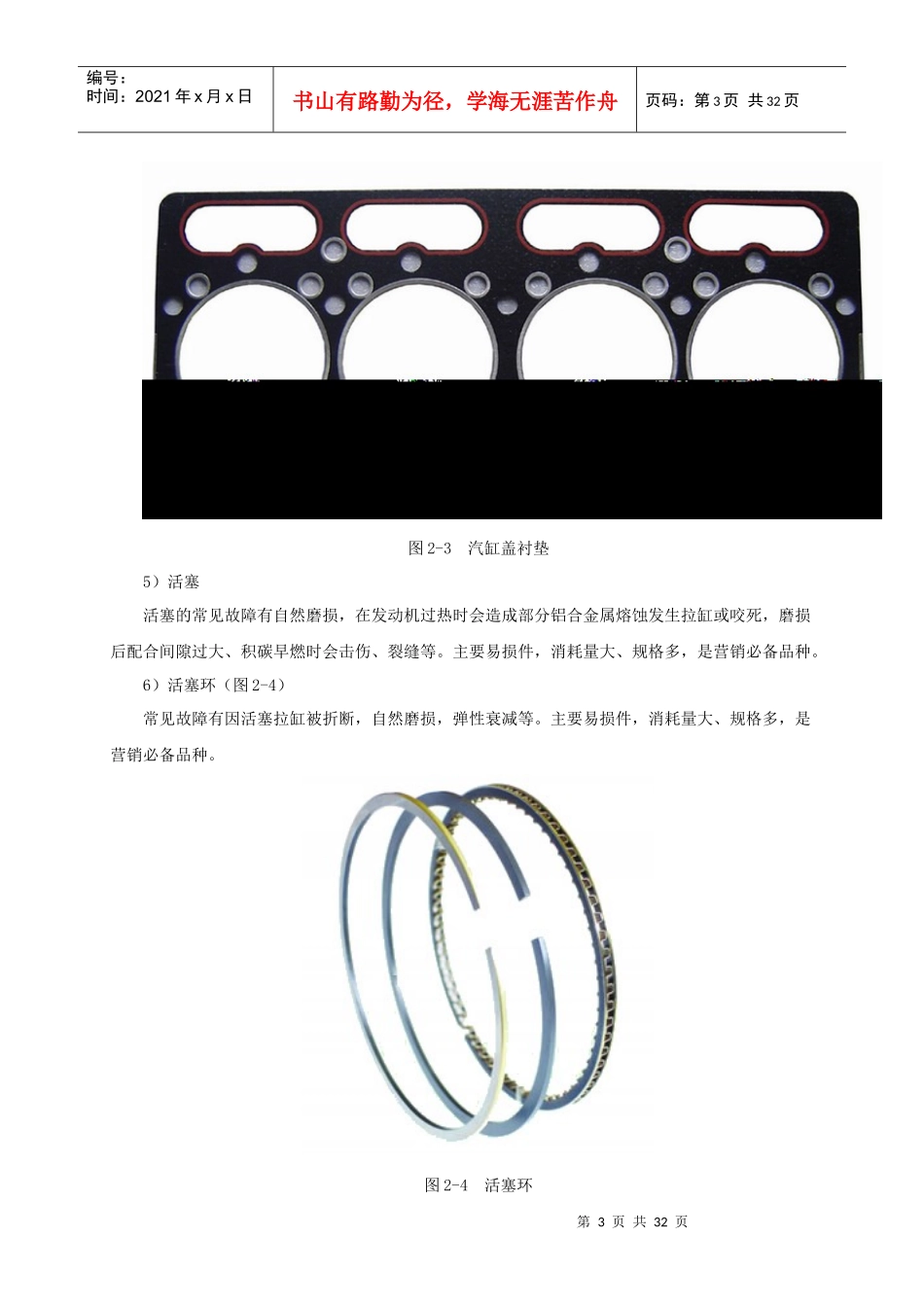 汽车配件管理XXXX二汽车常见易损件和常用材料_第3页