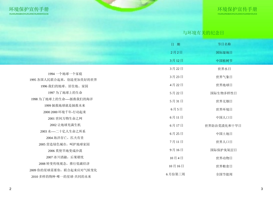 环境保护宣传手册HUANJINGBAOHUXUANCHUA_第3页