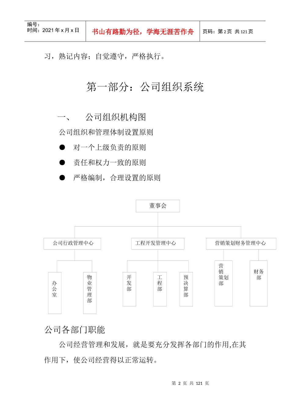 泰生房地产开发有限公司经营管理制度_第2页