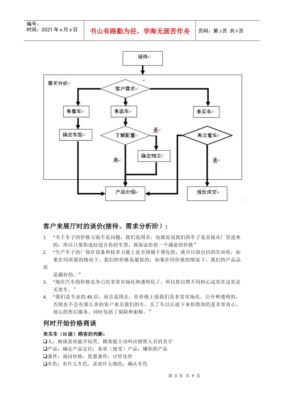 汽车价格谈判技巧教材_第3页