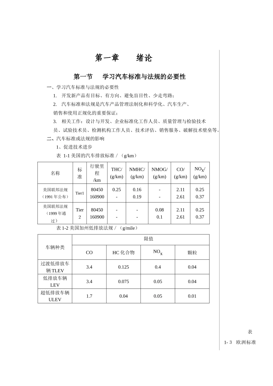 汽车行业标准概论课程教案_第2页