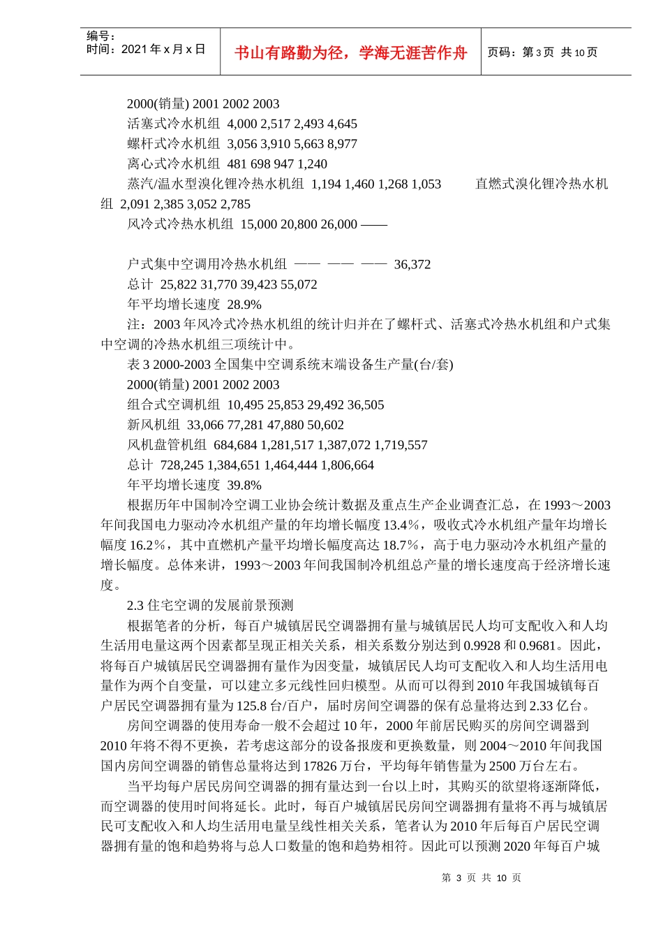 浅谈中国民用建筑空调业的发展前景_第3页