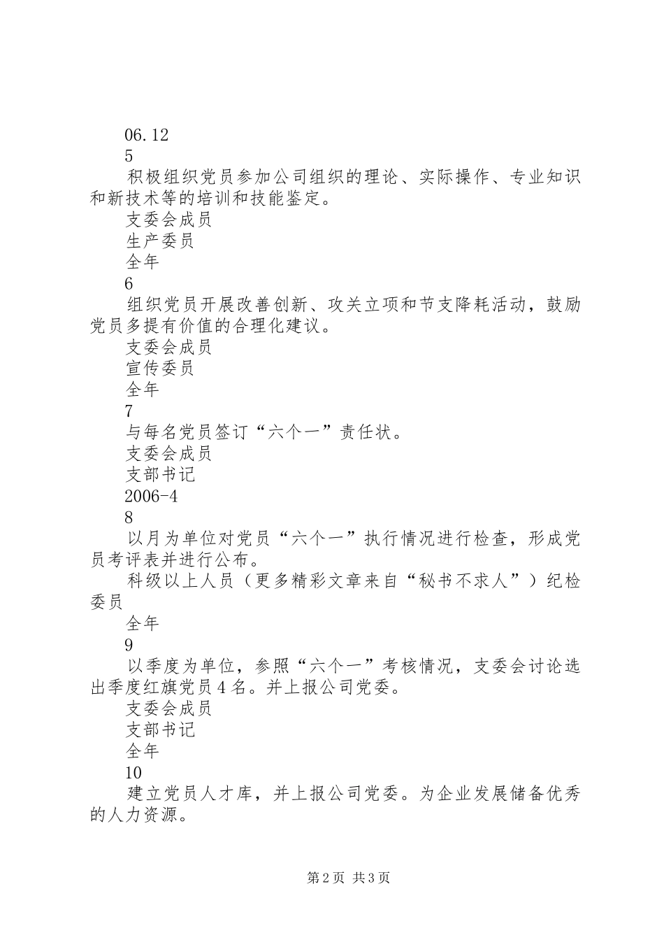 党员树旗帜工程活动实施方案 _第2页
