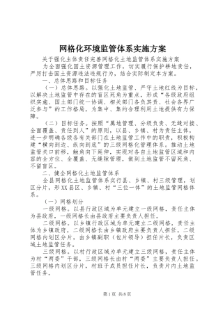 网格化环境监管体系方案 
