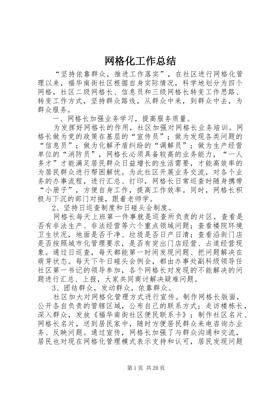 网格化工作总结_第1页