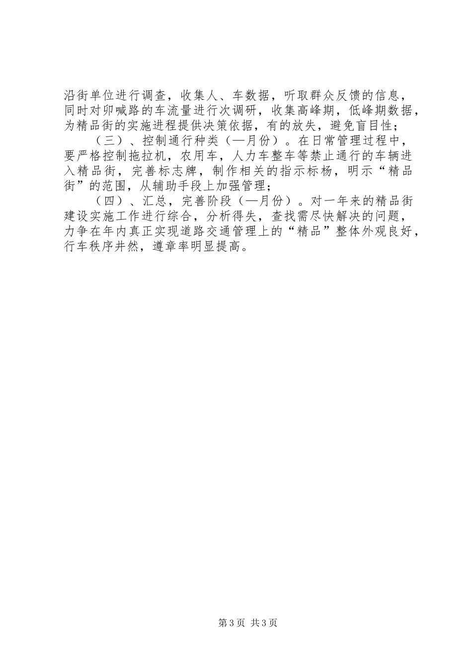 严管街建设方案 _第3页