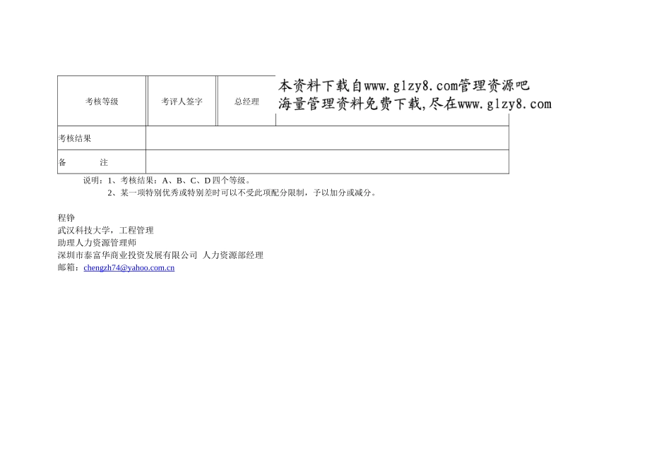 考核表（四）_第3页