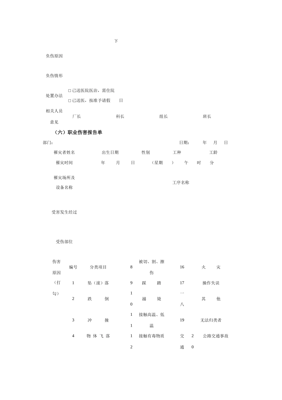 某公司员工劳动保护管理执行表_第3页
