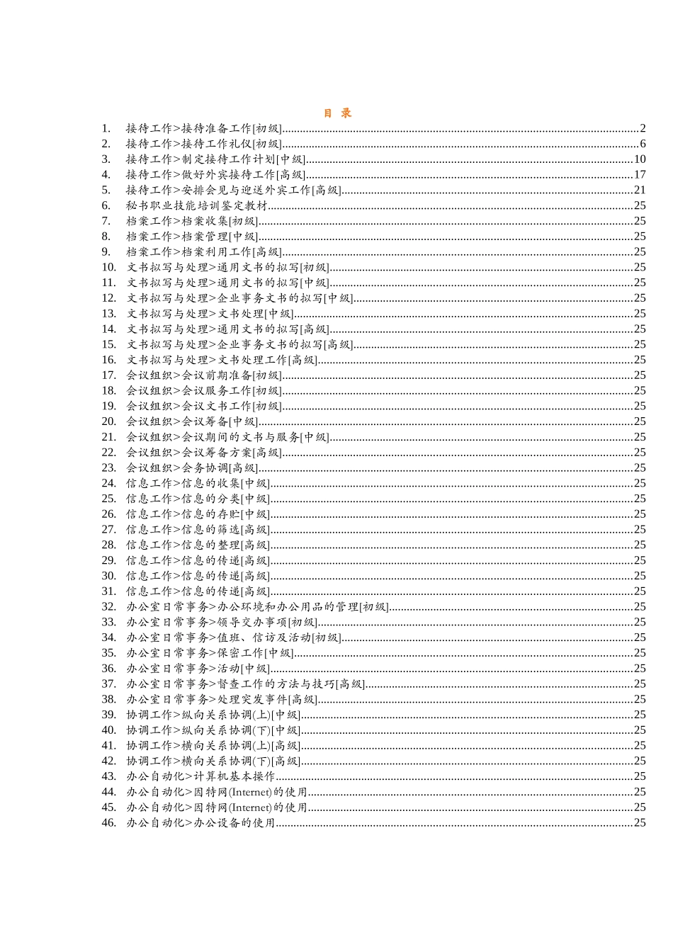 秘书知识大全（ 214页）_第1页