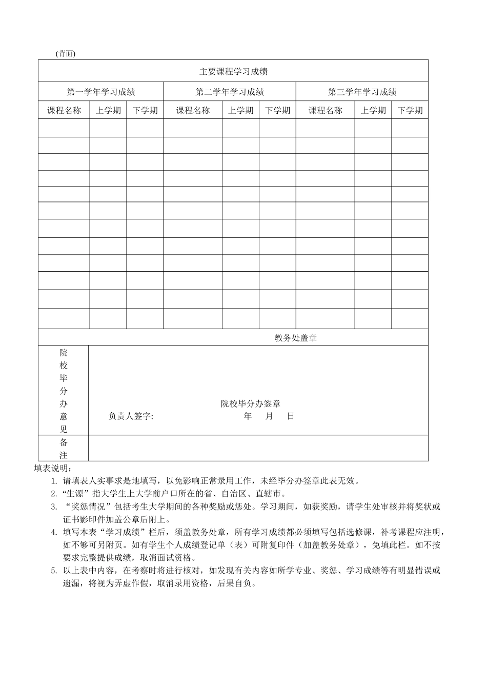 面试确认单等材料样本_第3页