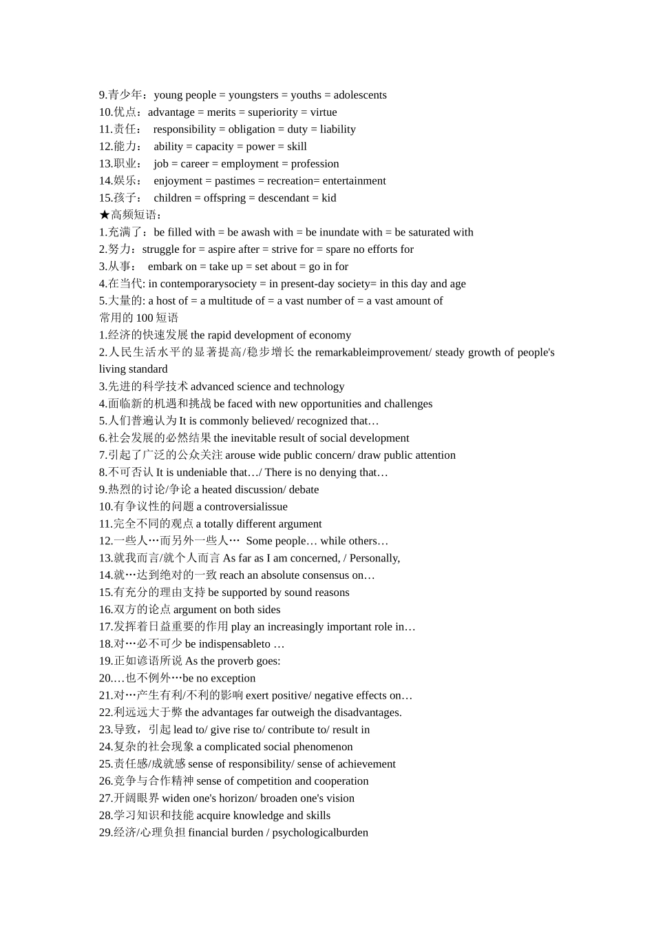 考研英语写作高级词汇_第2页