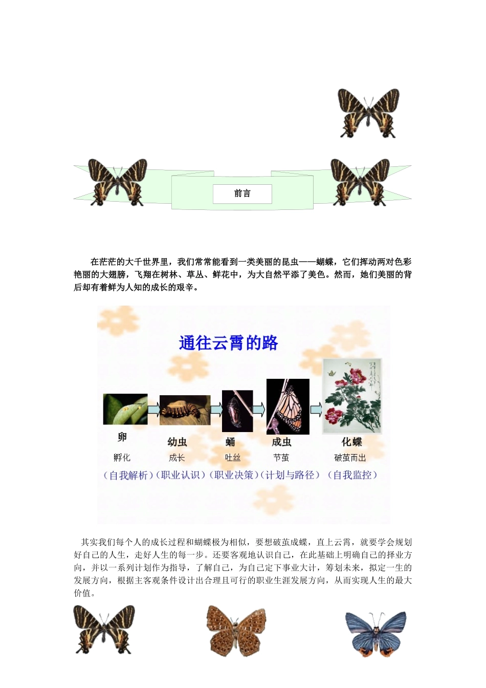 经济管理学院学生职业规划范文模版_第2页