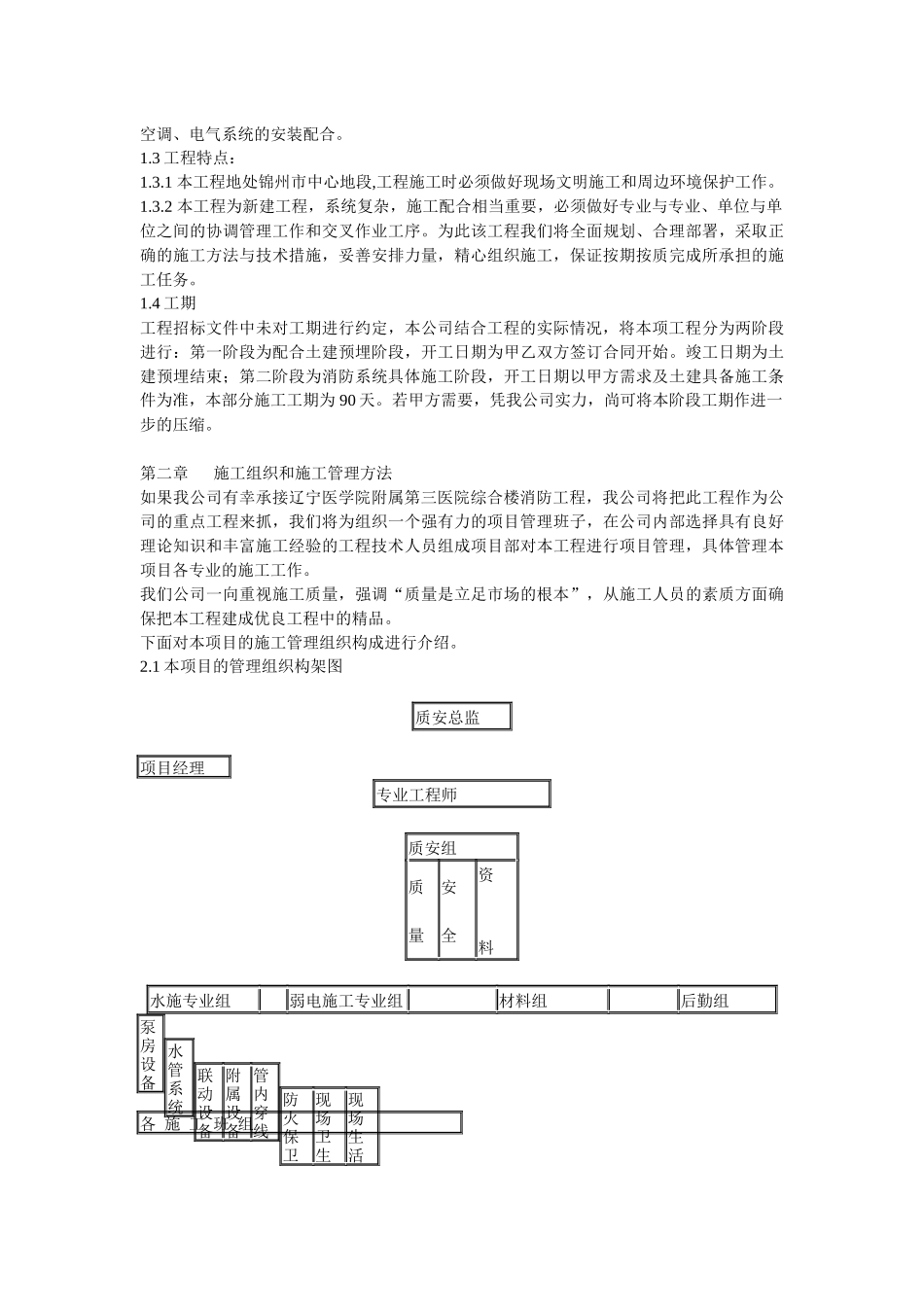 辽宁医学院附属第三医院综合楼消防工程_第2页