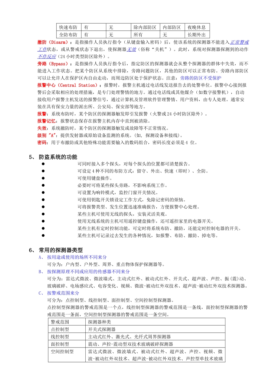防盗报警系统培训资料_第3页