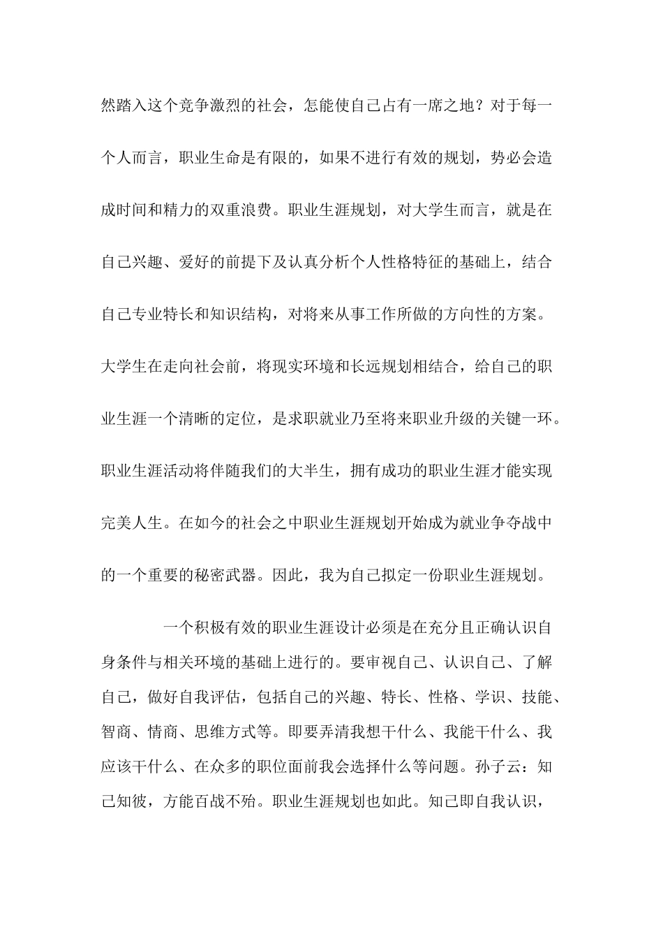 段国平职业规划书_第2页