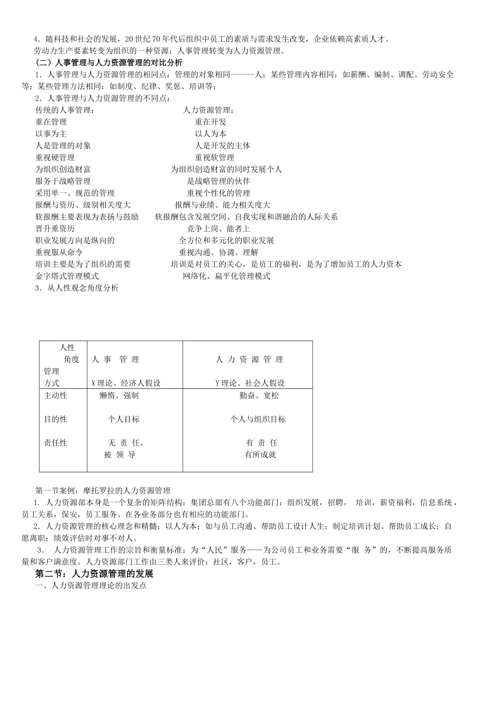 《人力资源管理》教案_第2页