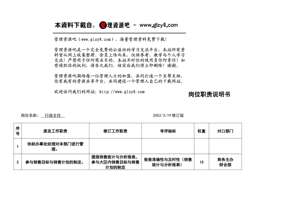 行政主任工作职责_第1页