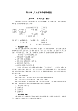 第十五章员工甄选与聘用