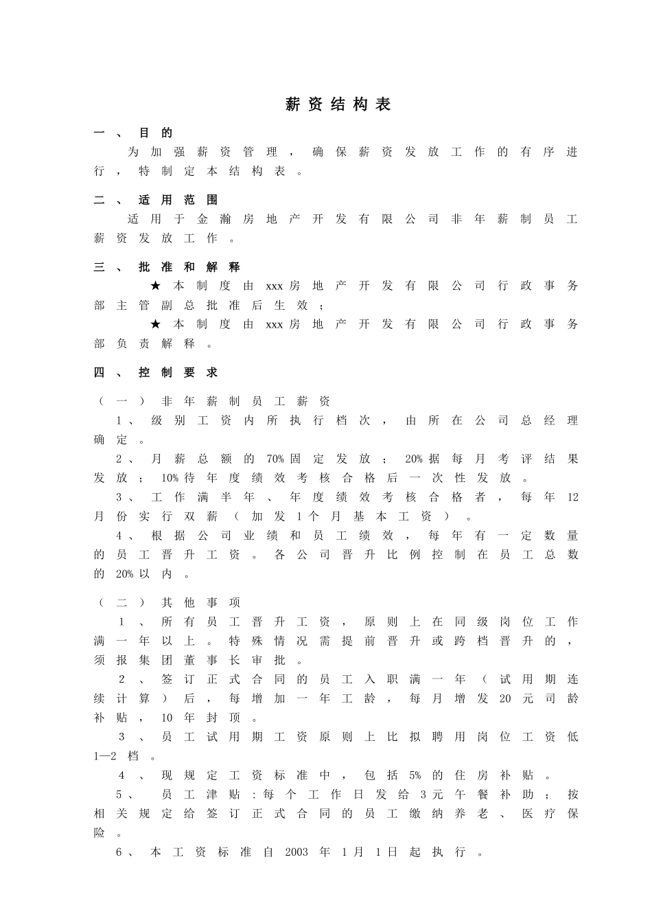 XZ-044薪资结构表_第1页