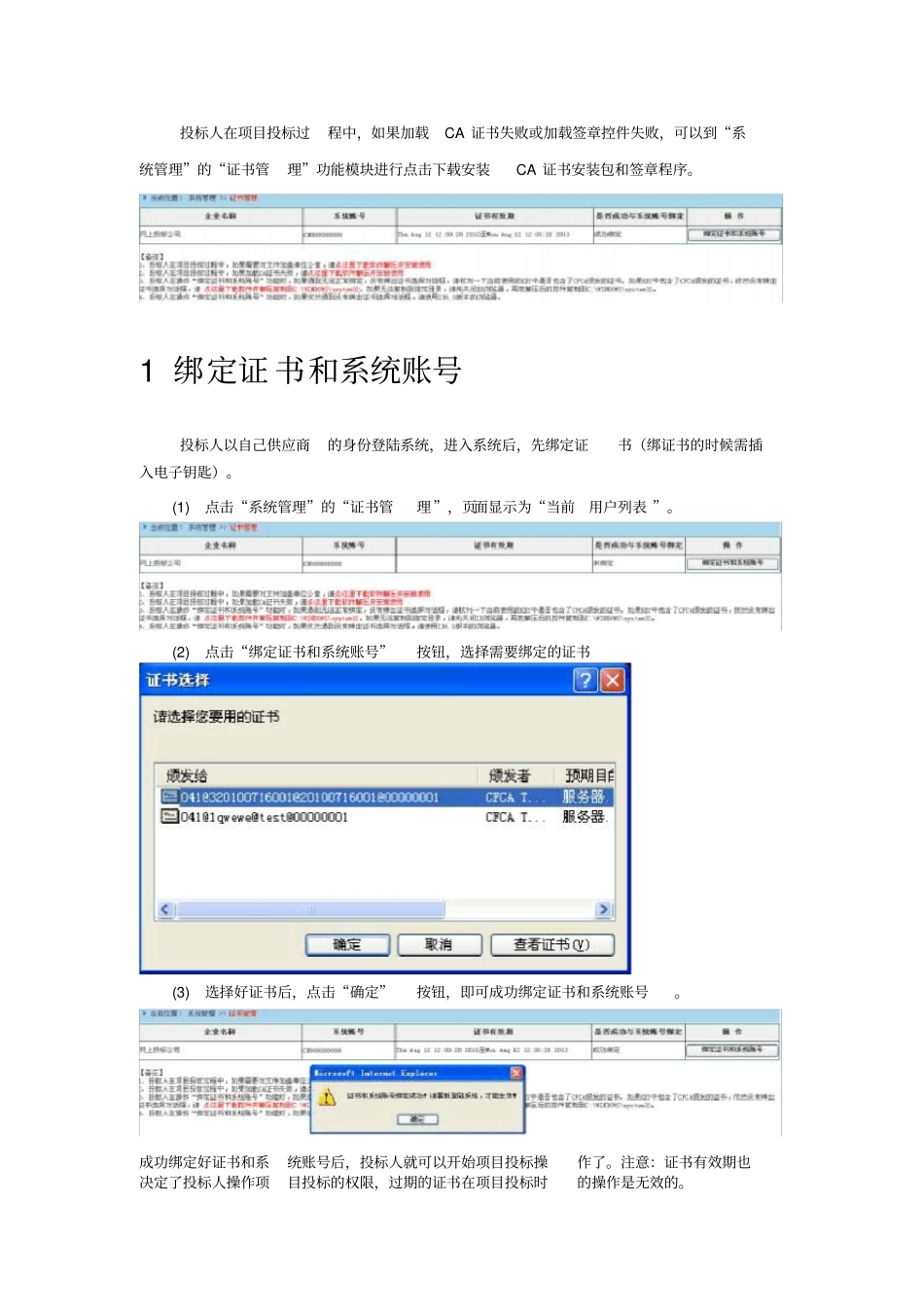 投标供应商网上投标操作手册_第2页