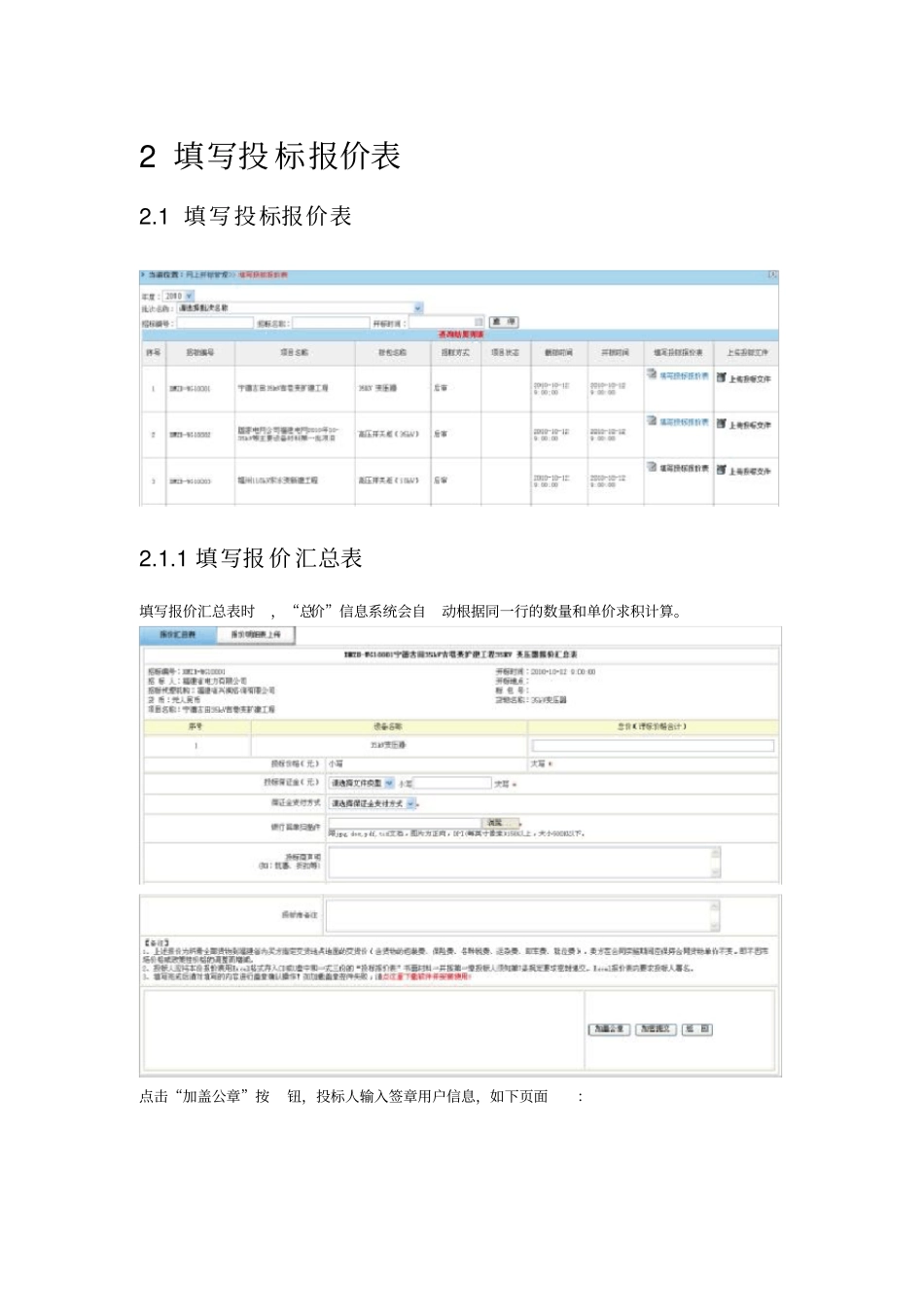 投标供应商网上投标操作手册_第3页