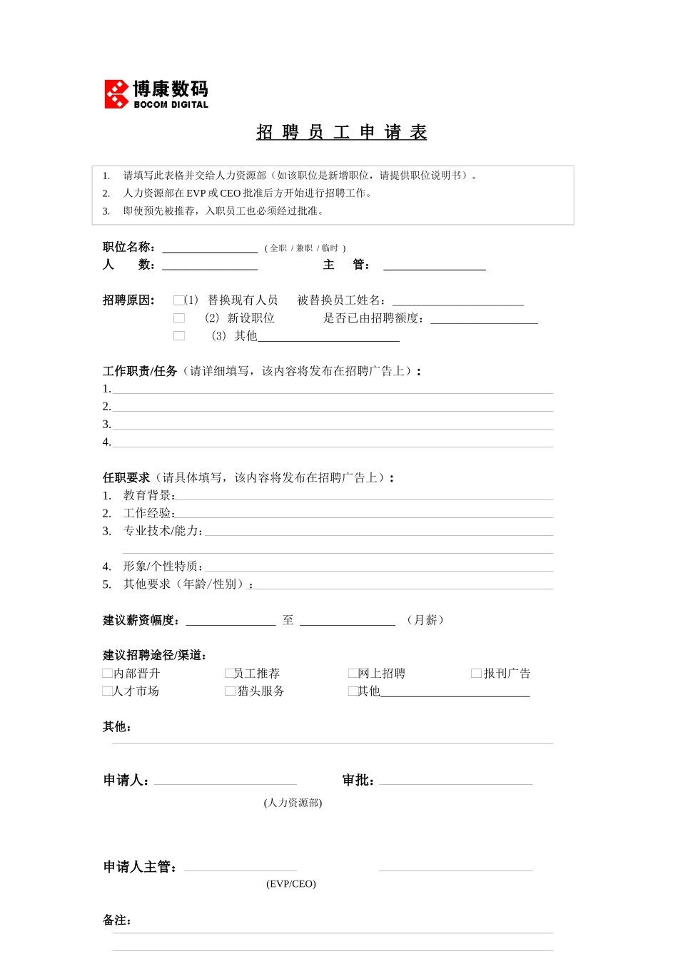 附件5-1：招聘员工申请表_第1页