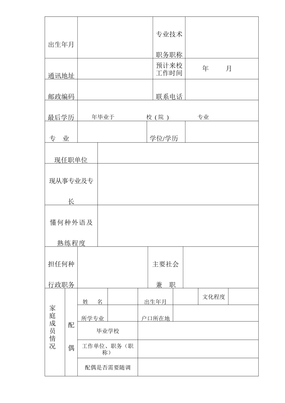 兰州大学拟引进人员情况登记表-拟引进人员情况登记表(修改_第3页