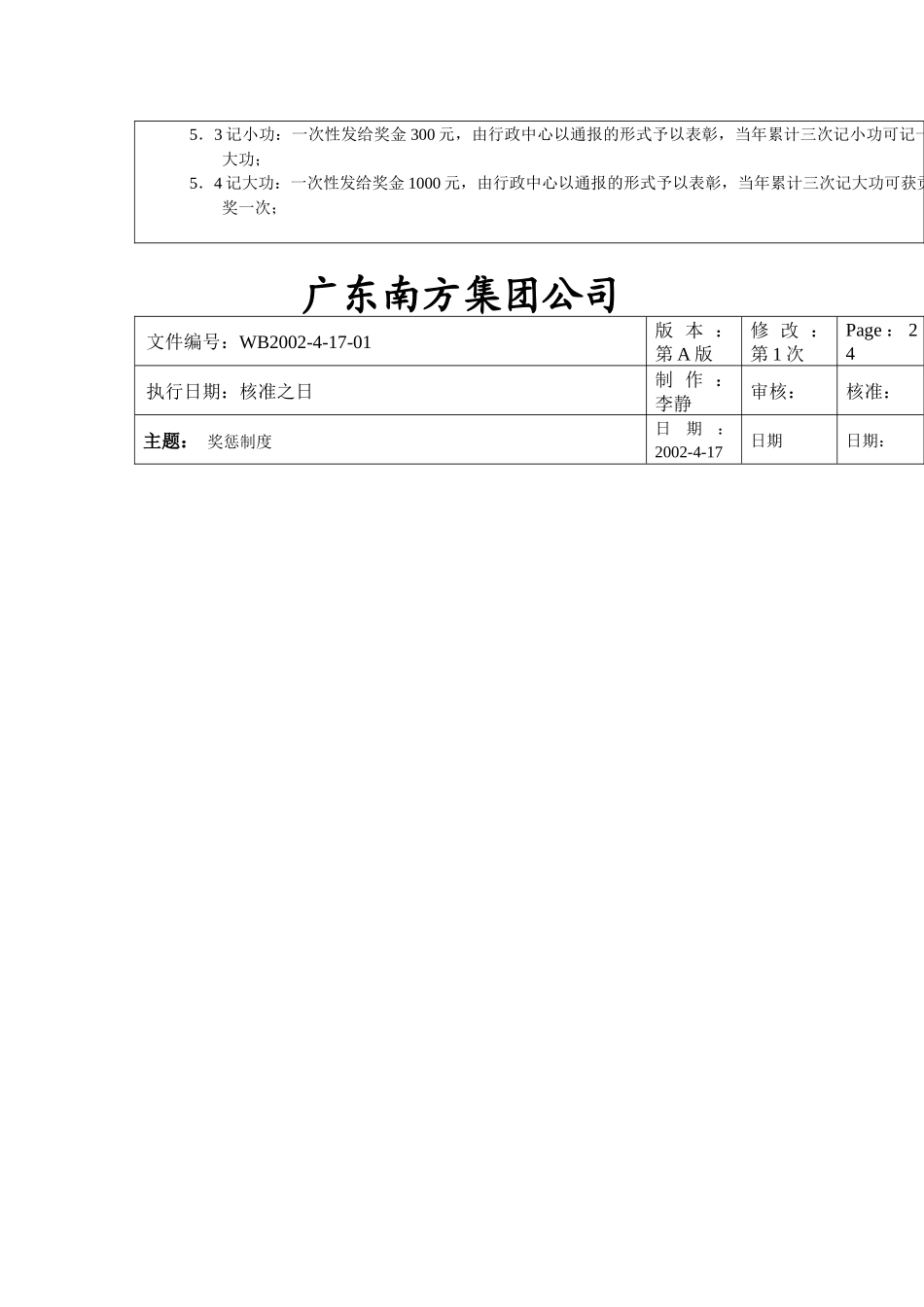 ××集团公司员工奖惩制度2_第3页