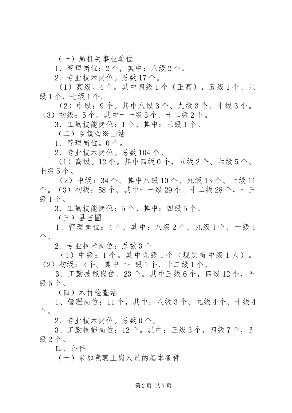 事业单位竞聘上岗实施方案_第2页