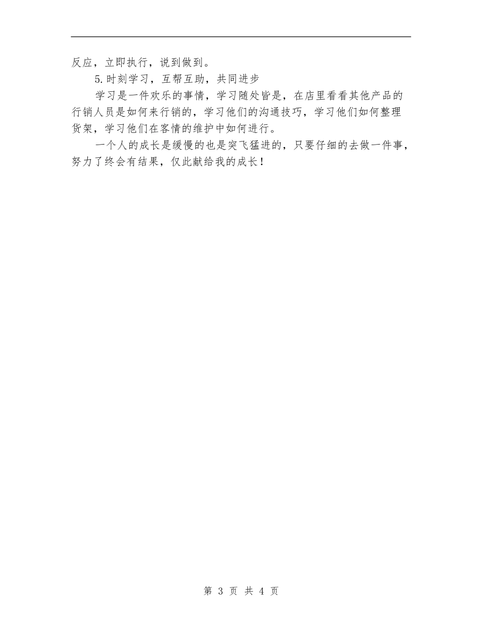 食品区域终端销售工作总结2024_第3页