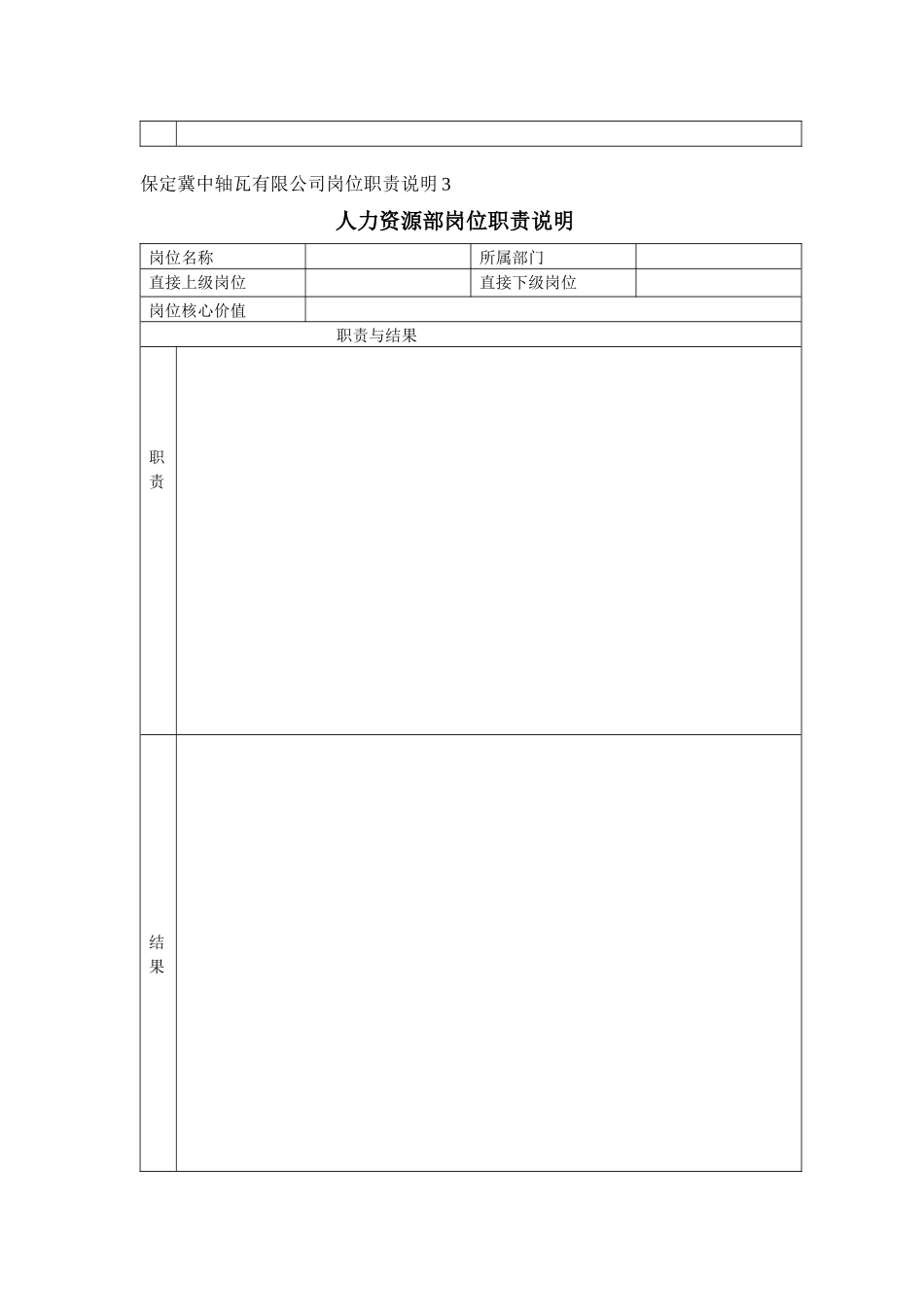 保定冀中轴瓦有限公司岗位职责说明1_第3页