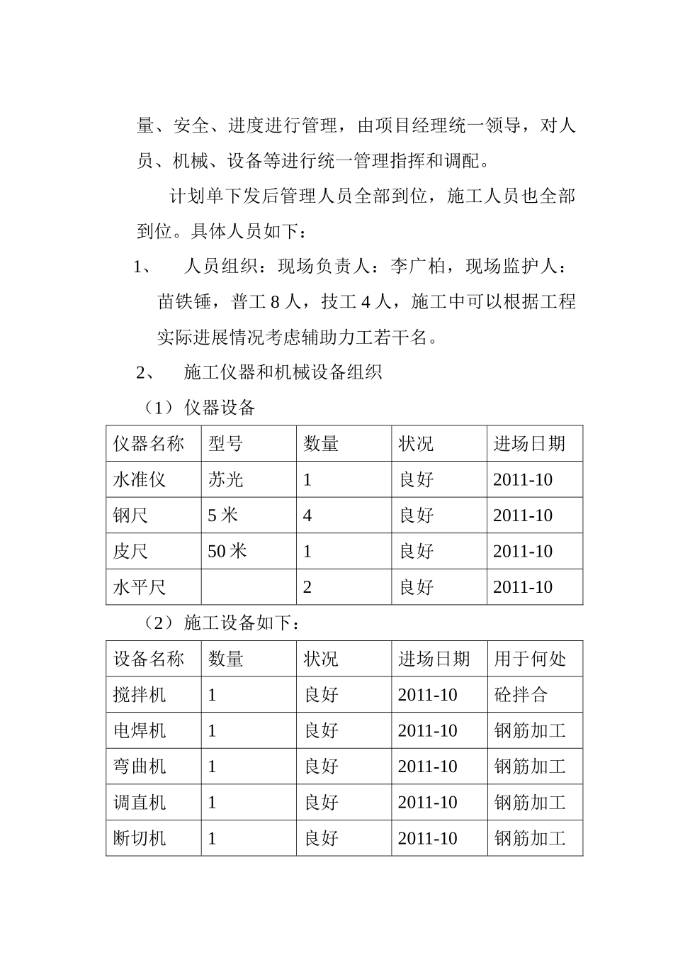 第三净化厂硫磺库房修建工程工作计划_第3页