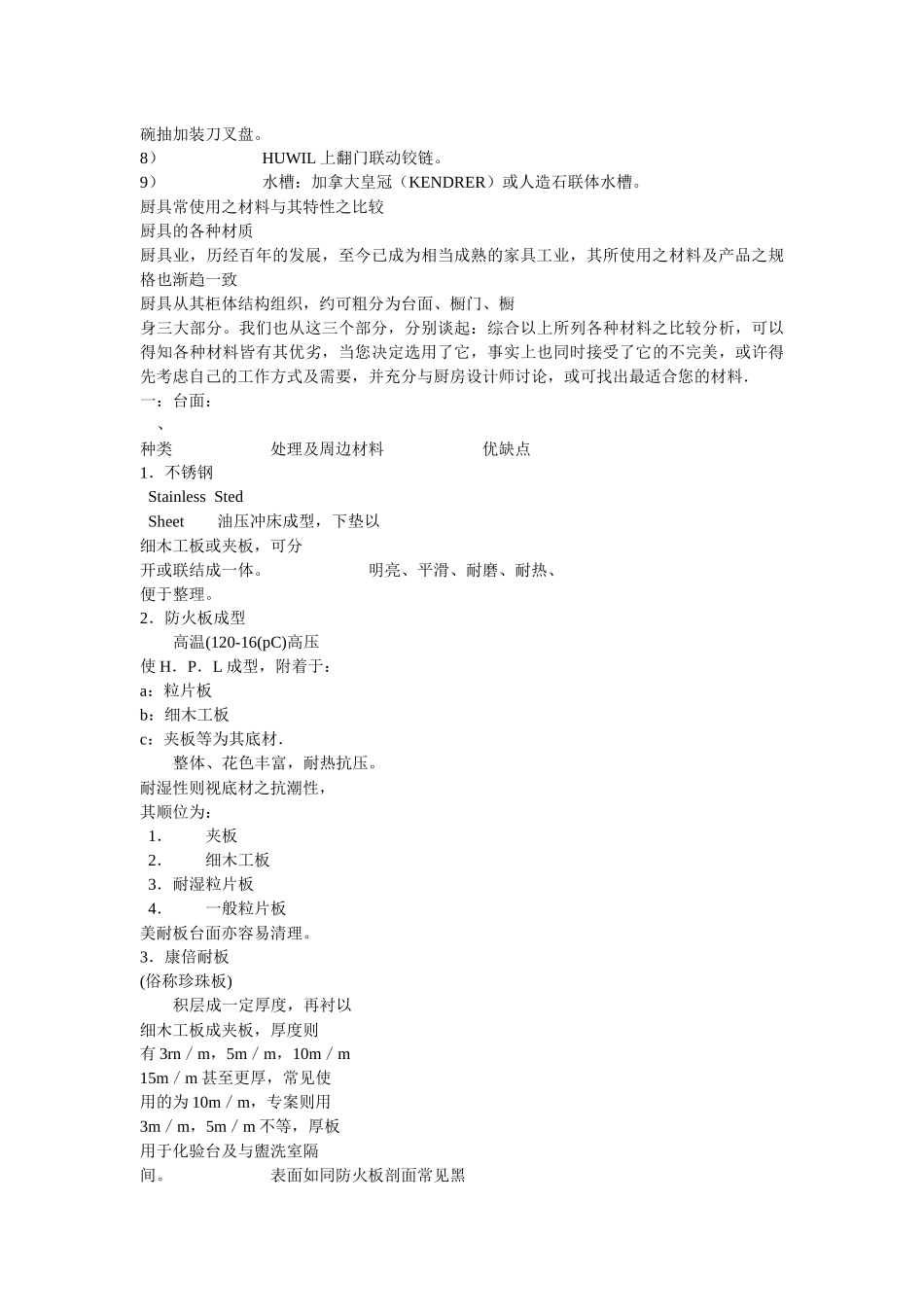 橱柜行业基础培训手册_第2页