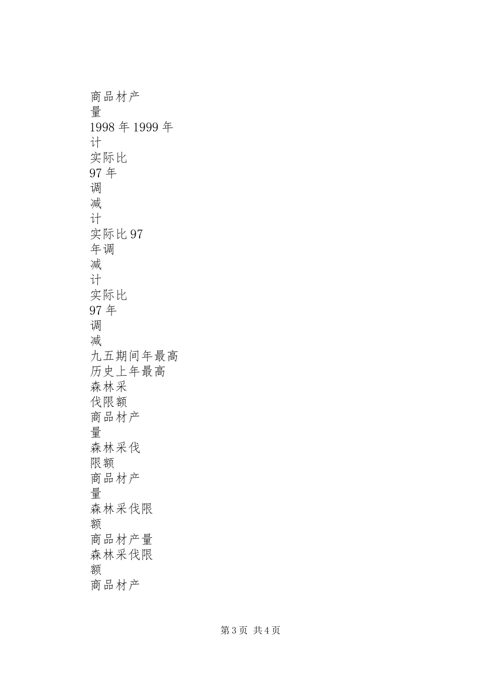 某县天然林资源保护工程方案（附表格） _第3页