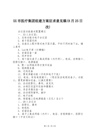 XX市医疗集团组建实施方案征求意见稿(8月25日改) (4)