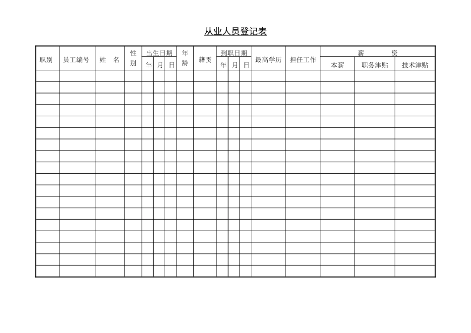 【精】人事登记表_第2页