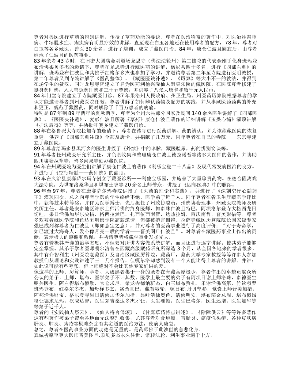 藏医药王简历_第2页