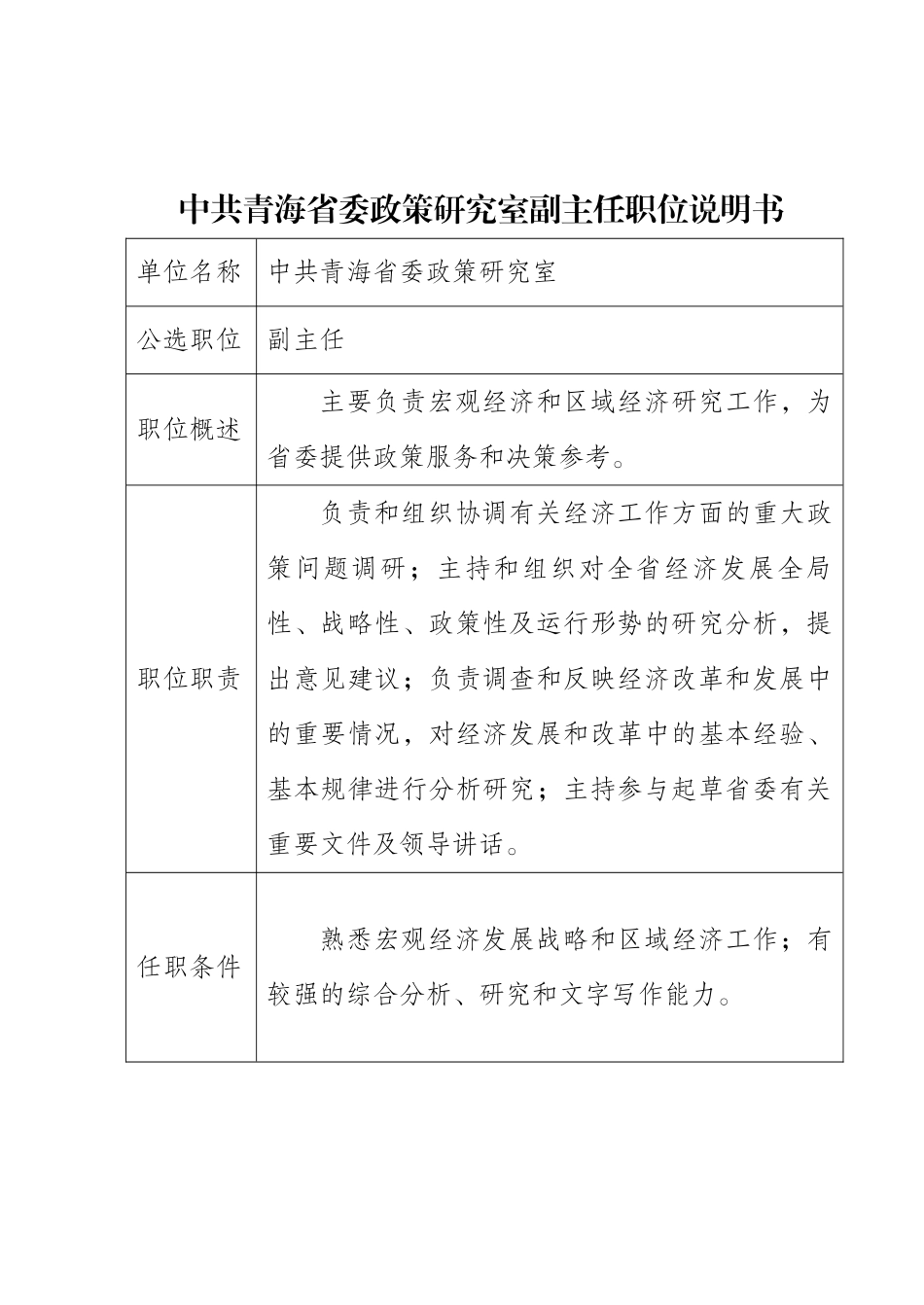 解析青海省公开选拔副厅级领导干部_第2页