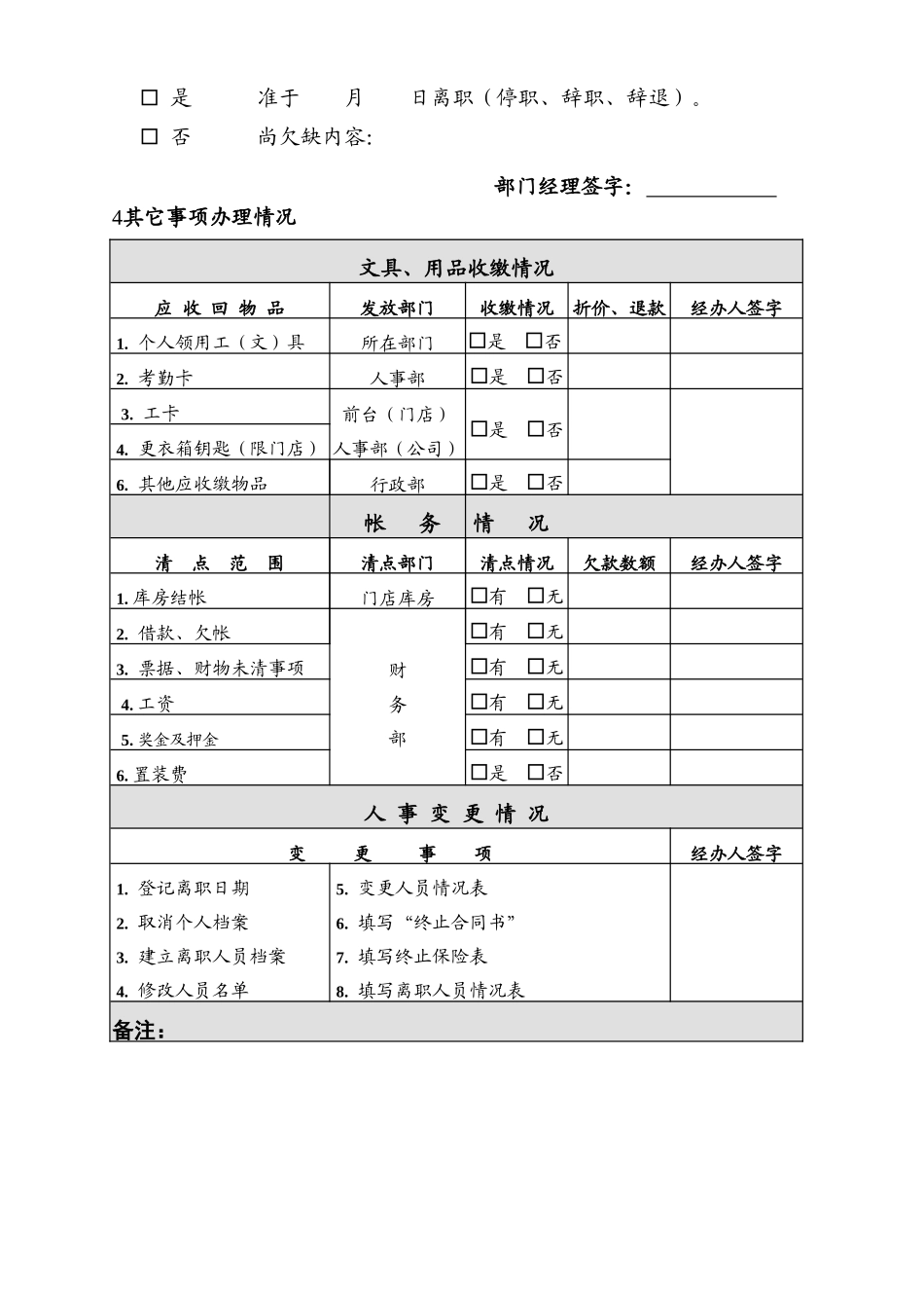 大中连锁管理离职申请表030321_第2页