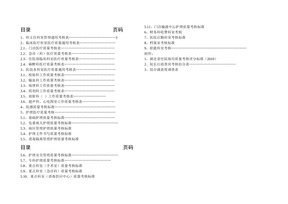 某第一人民医院质控考评细则（试行）_第2页