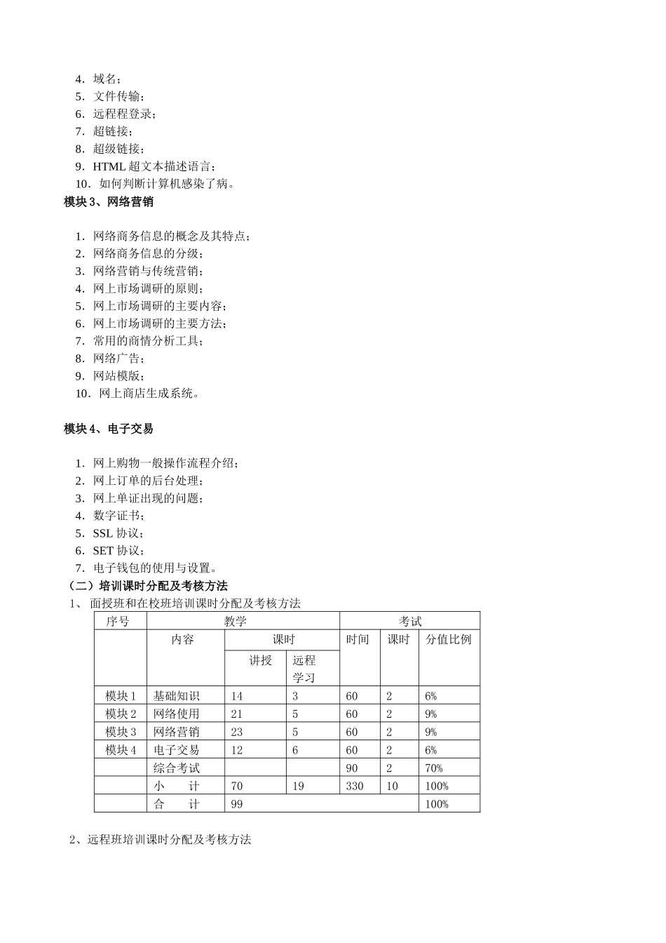 考试培训大纲(助理电子商务师)(1)_第3页