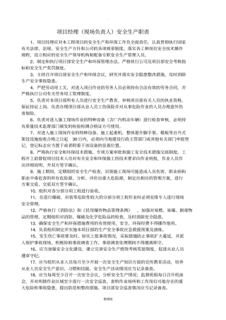 安全生产责任制及考核记录