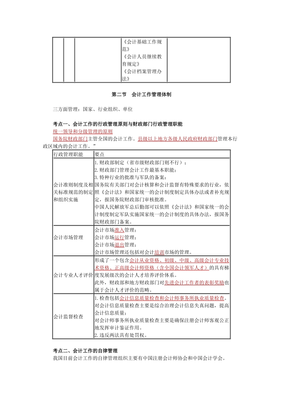 X年江苏会计财经法规与会计职业道德考点整理(考前冲_第2页