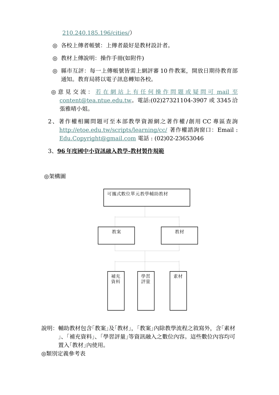 教育部补助嘉义市『96学年度数位教材制作计画』说明会议程_第3页