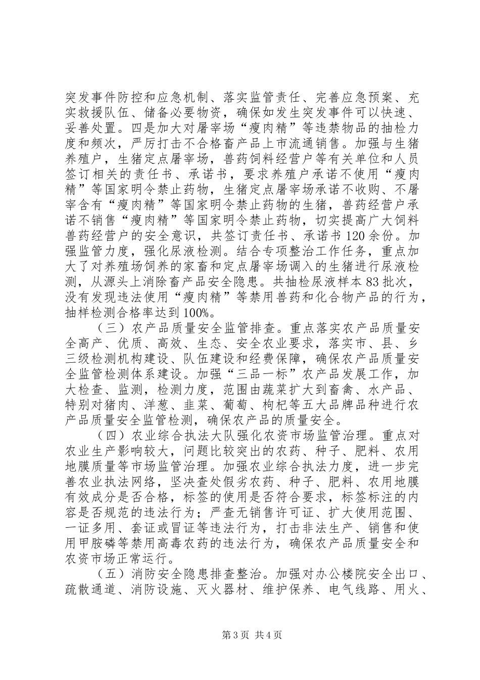 XX县区安全生产集中整治工作情况汇报 _第3页